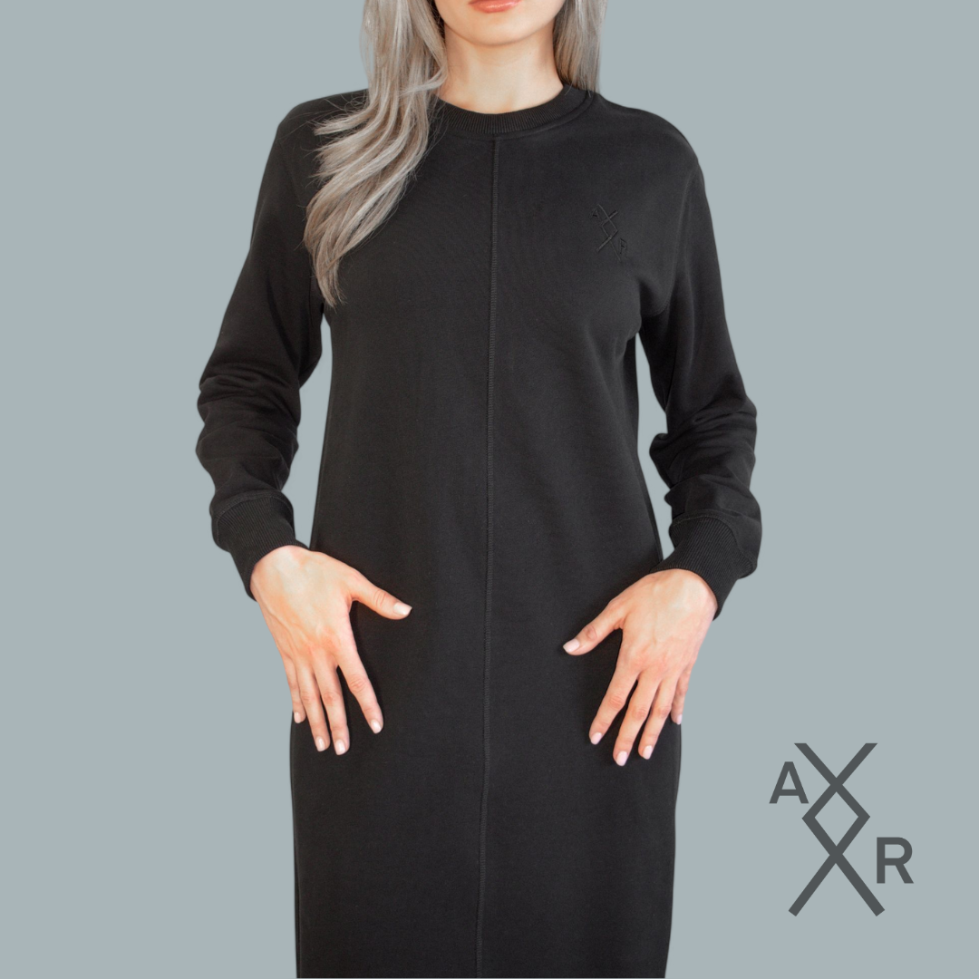 Women's Soft Ankle-Length Organic Cotton Dress Anni-Rada Women's Soft Ankle-Length Organic Cotton Dress Anni-Rada